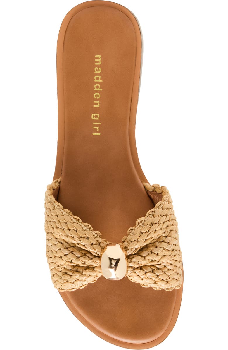 Madden Girl <p>Sunset Slide Sandal (Women)</p>, Alternate, color, Natural Raffia