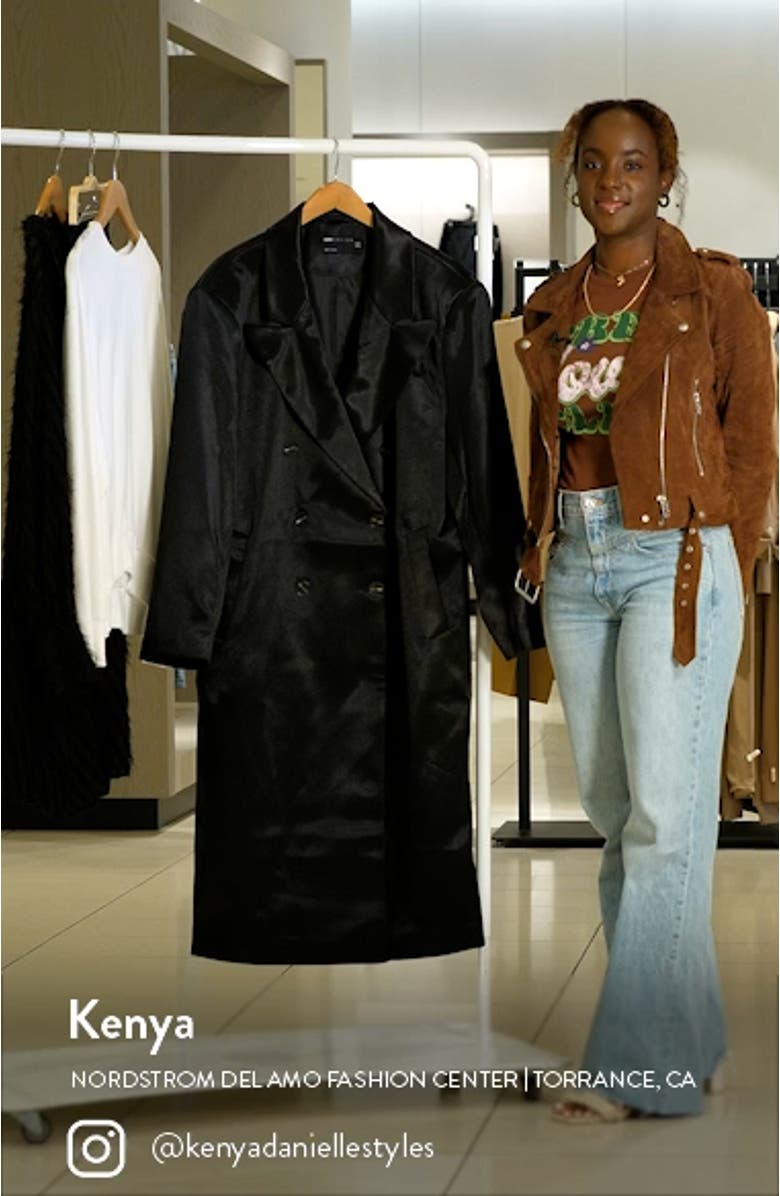 Satin Dad Coat, sales video thumbnail