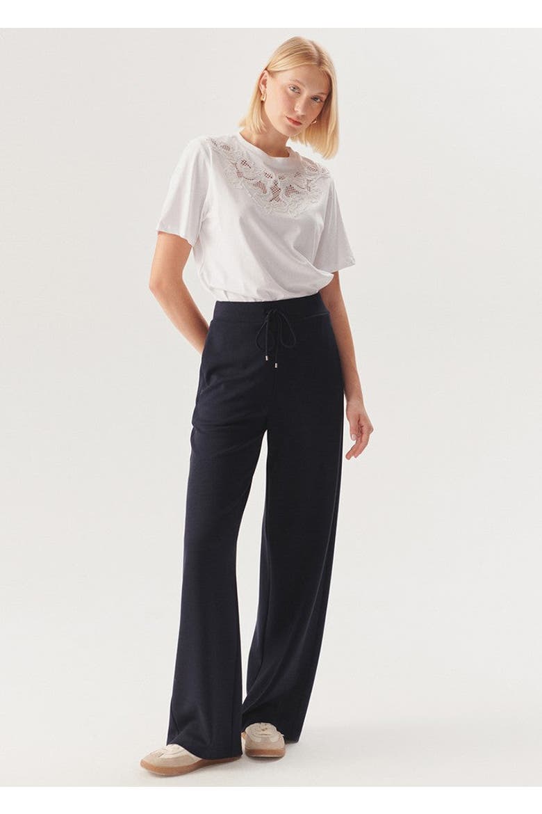 Harley Knit Lounge Trousers, Main, color, NAVY BLUE