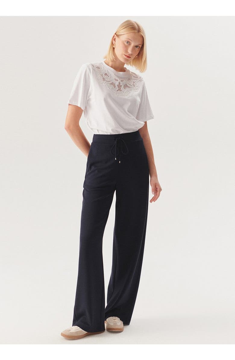 Exquise Harley Knit Lounge Trousers, Main, color, Navy Blue