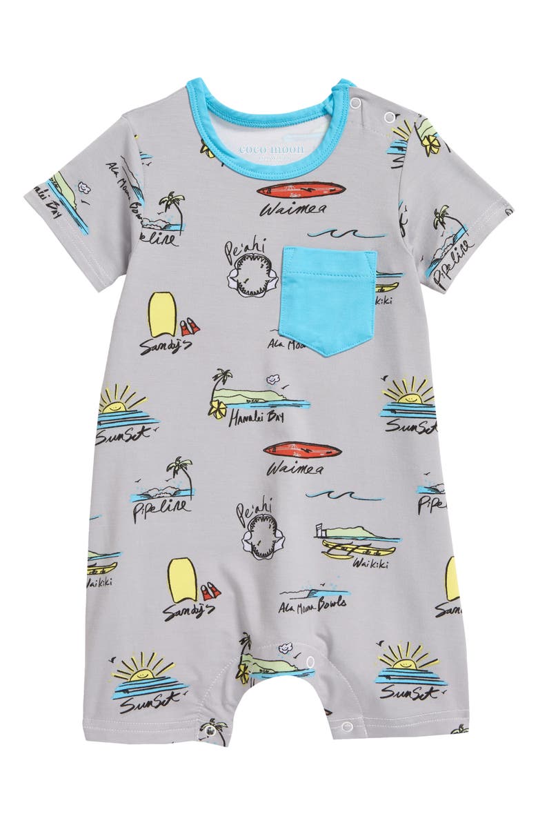 Coco Moon Surf Report Romper, Main, color,