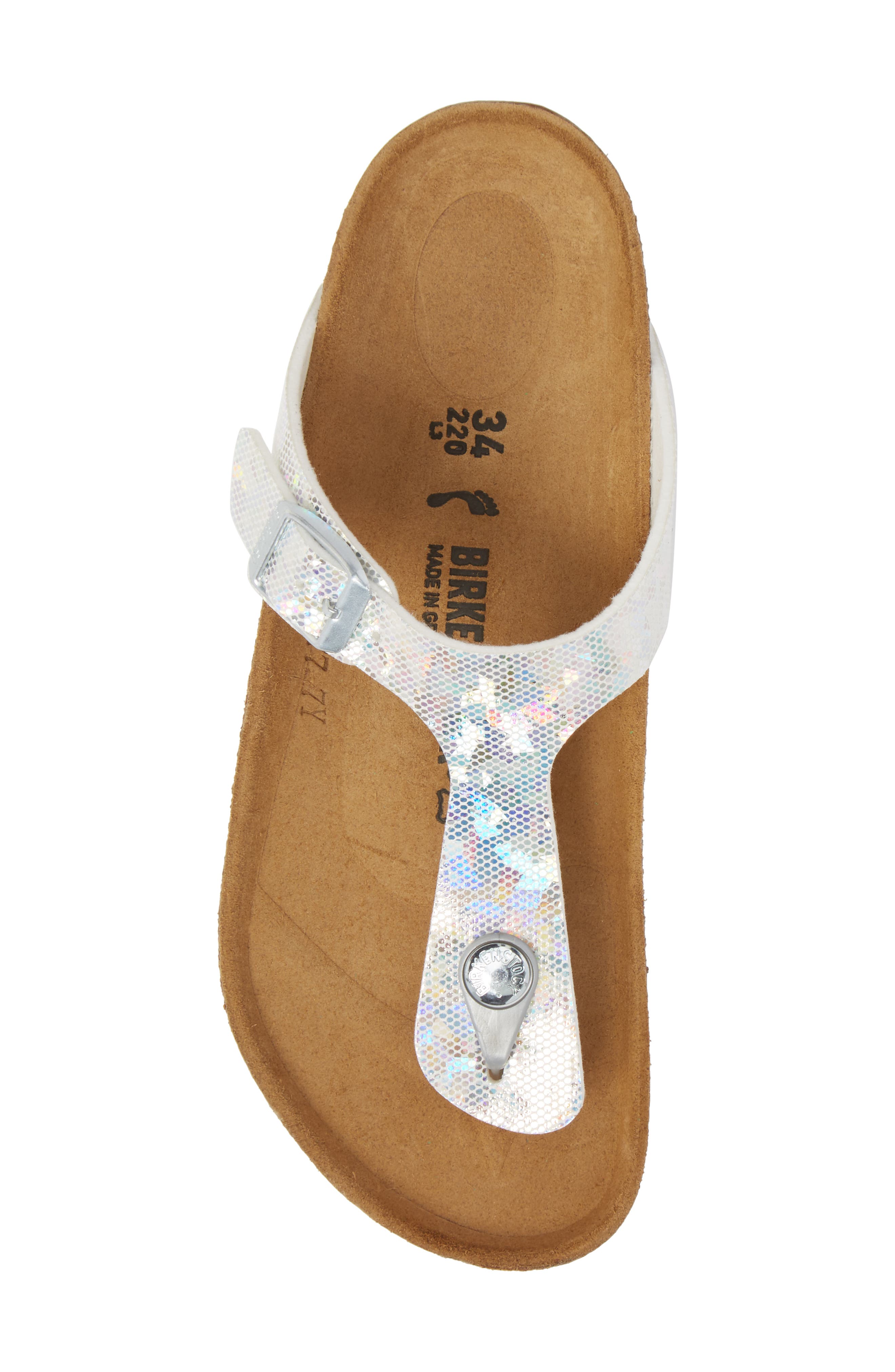 Birkenstock Gizeh Hologram Thong Sandal, Alternate, color, 