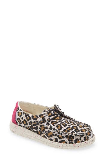 Hey Dude Wendy Moc Toe Sneaker In Cheetah