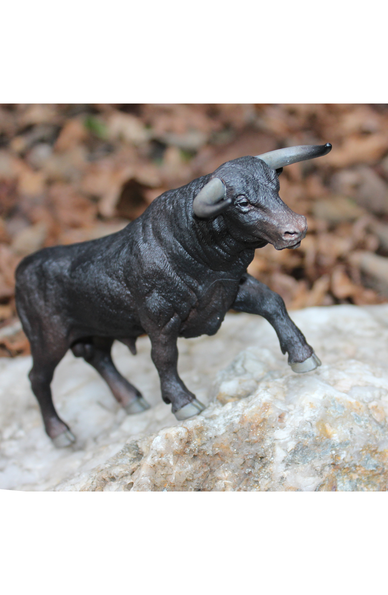 Safari Ltd. Black Bull Kids Toy Figure, Alternate, color, NO COLOR