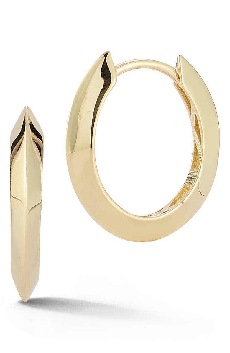 Ember Fine Jewelry Huggie Hoop Earrings, Main, color, Gold