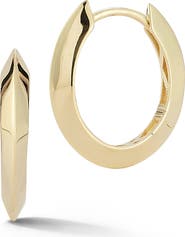 Ember Fine Jewelry 14k Gold Oval Hoop Earrings