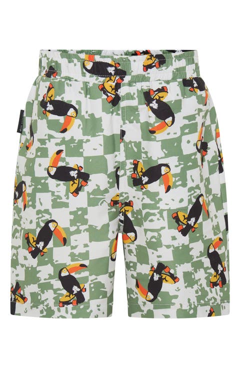 Kids' Pelican Check Swim Shorts (Toddler & Little Kid)