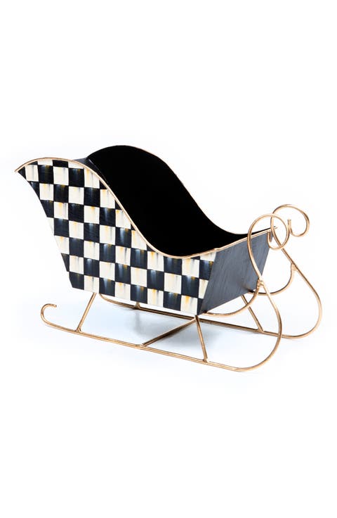 Courtly Check Medium Tin Sleigh