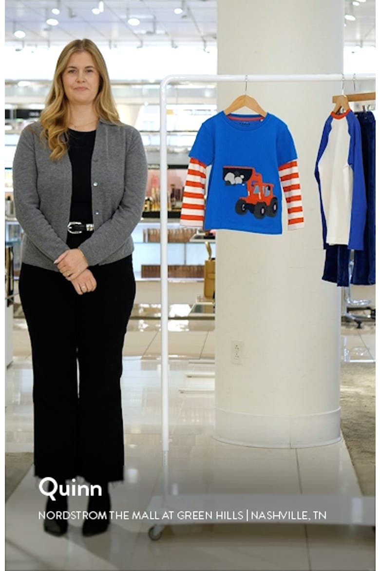 Kids' Appliqué Mock Long Sleeve T-Shirt video