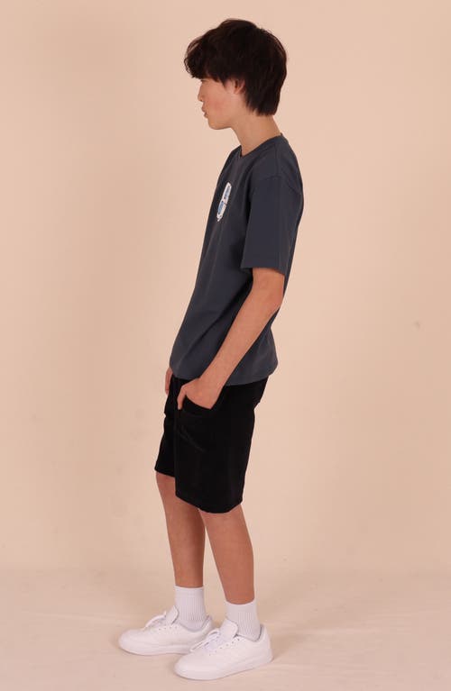 Tiny Tribe Kids' A-ok Graphic T-shirt In Blue