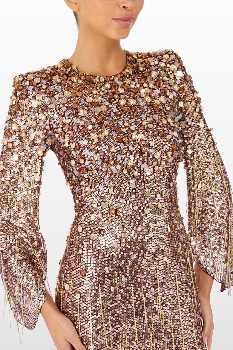 Phara Dress, Alternate, color, Cardinal