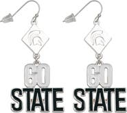 EMERSON STREET Michigan State Spartans Della Earrings