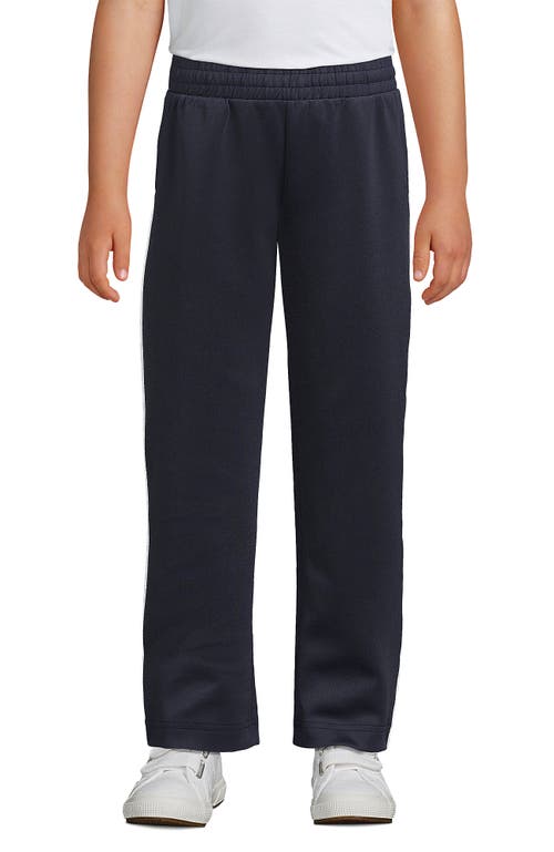 Lands' End School Uniform Coed Active Performance Track Pants In Black
