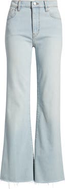 FRAME The Icon Raw Hem Flare Jeans