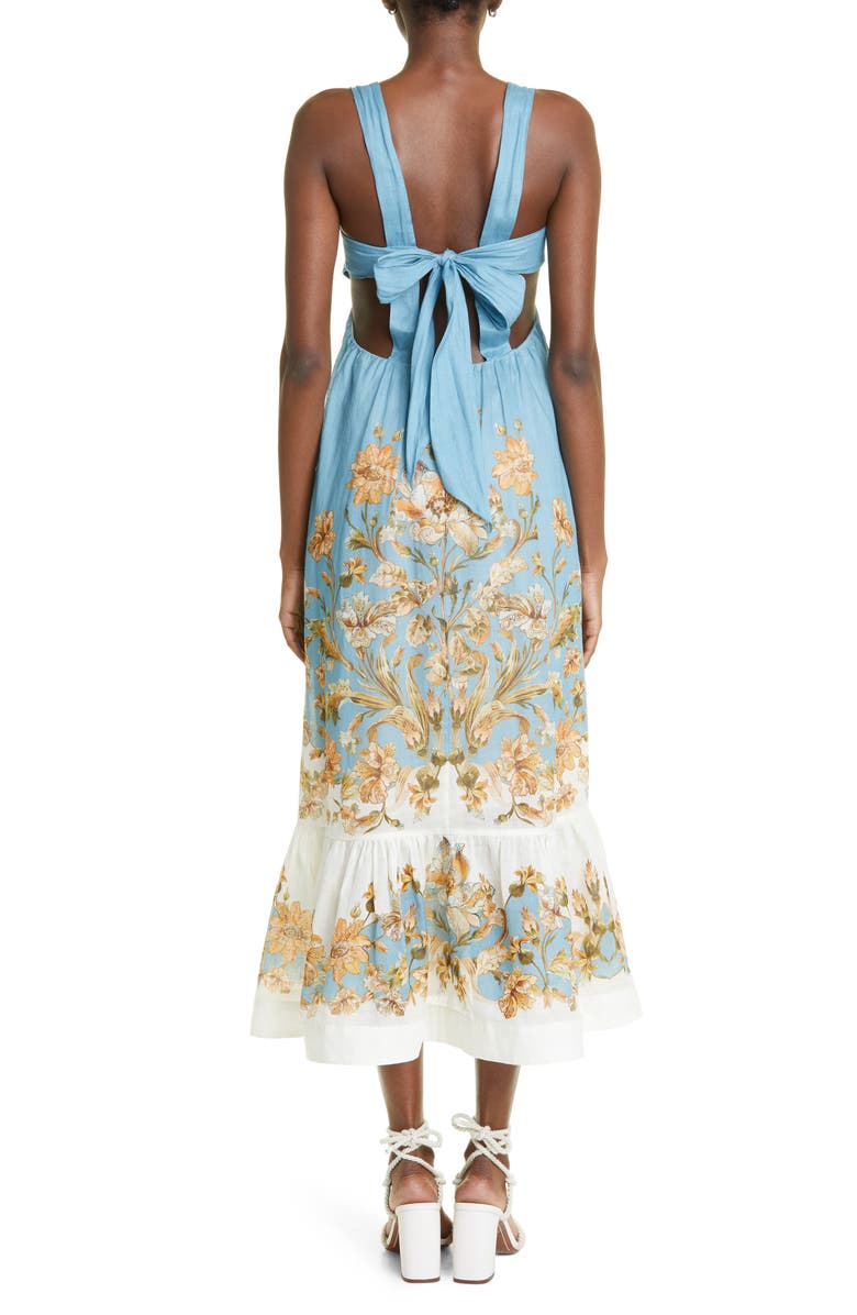 Zimmermann Floral Tiered Chintz Sundress, Alternate, color, 