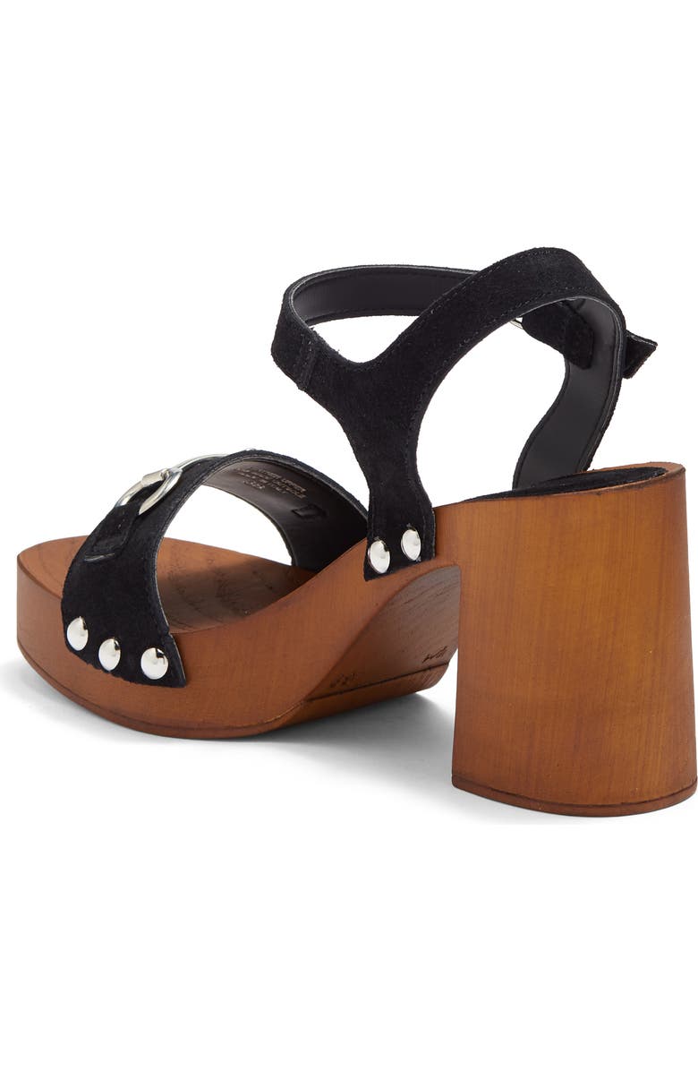 Charles David Exposed Leather Block Heel Sandal, Alternate, color,