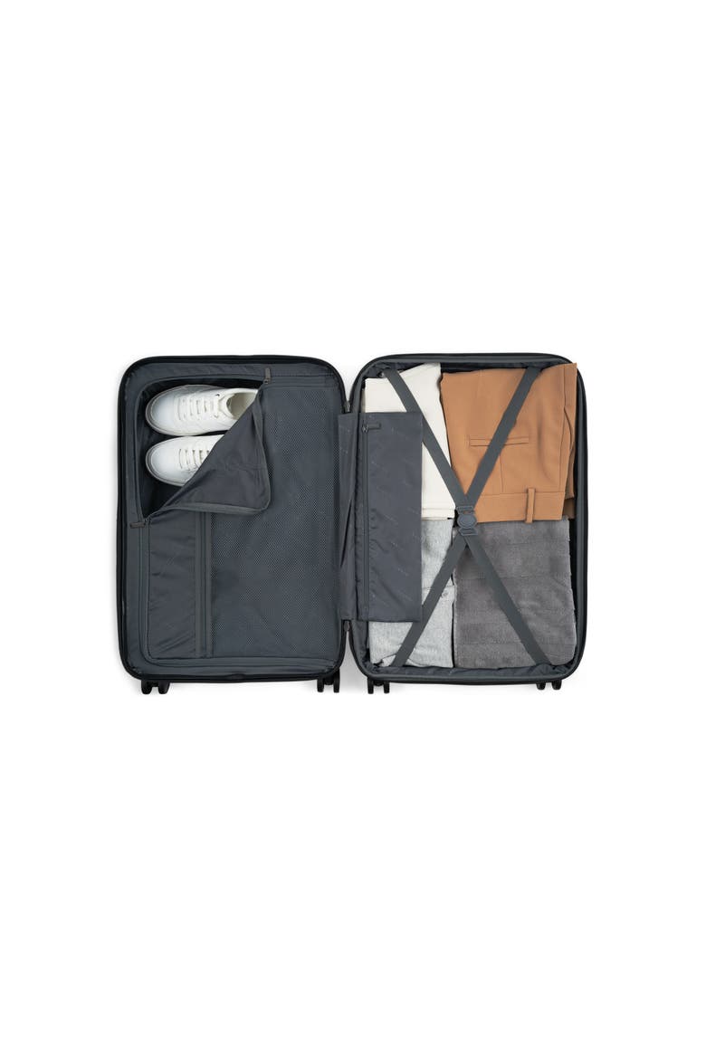 Wellington Hardside Large Luggage with TSA Lock, Alternate, color, Black