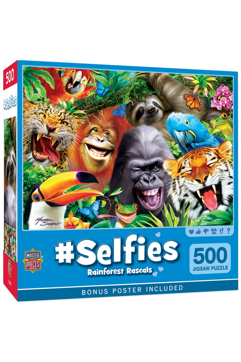 Rainforest Rascals 500 Piece Puzzle, Main, color, Multicolor