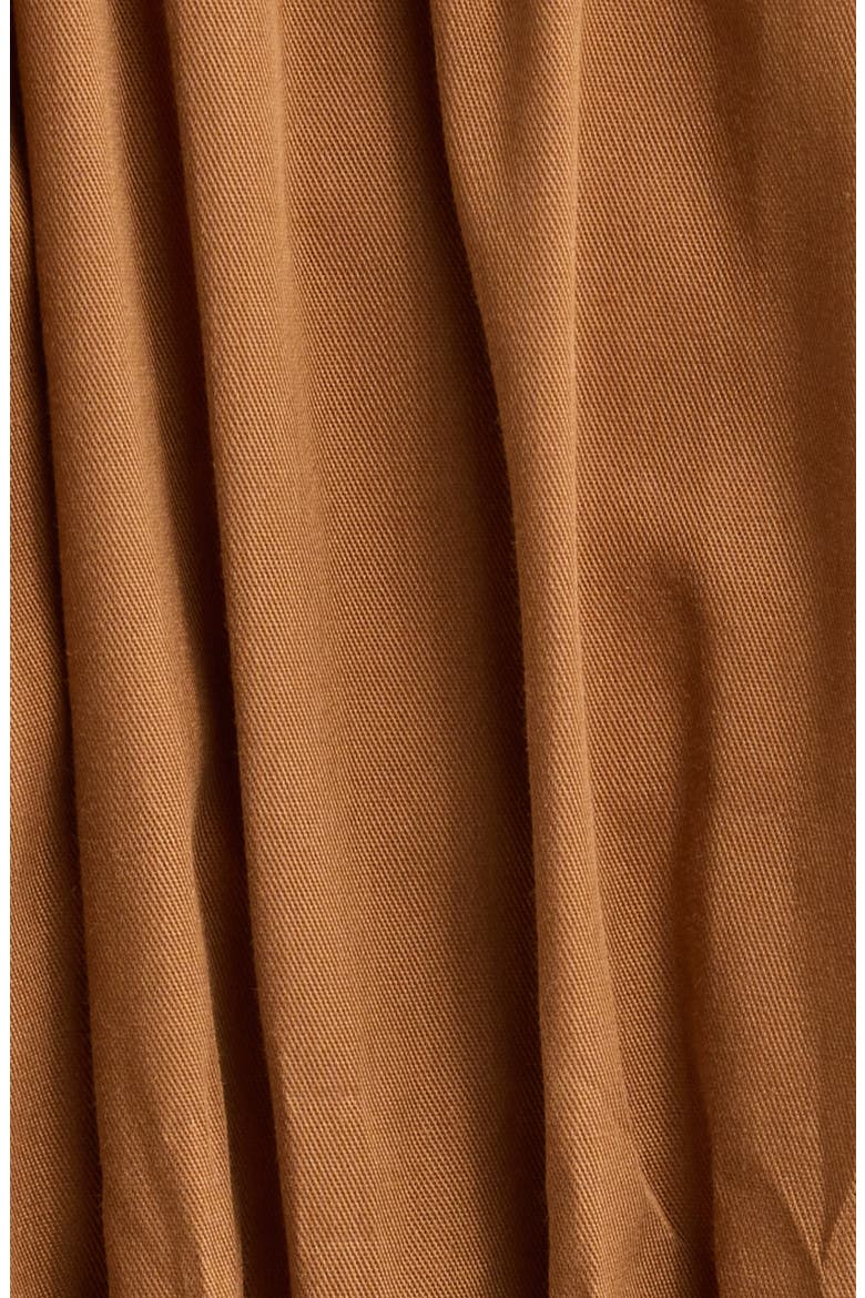 Smocked Waist Lace Trim Sleeveless Maxi Dress, Alternate, color, BUTTER TOFFEE