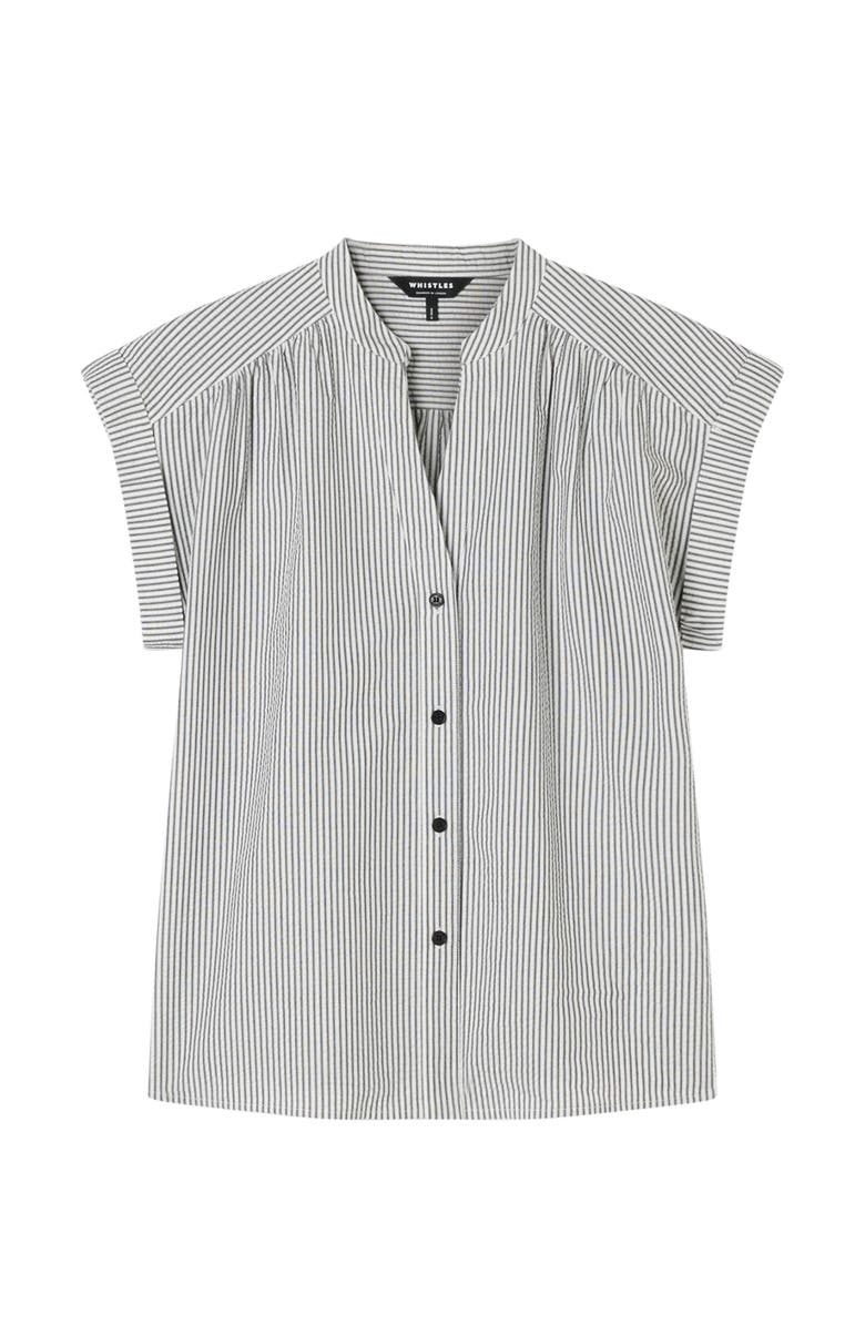 Whistles Seersucker Stripe Shirt, Alternate, color,