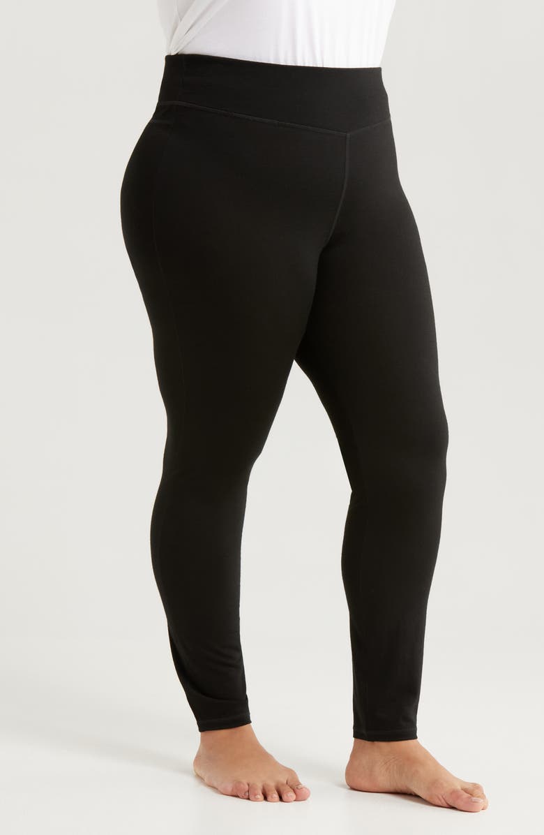 Smartwool Merino Base Layer Leggings, Alternate, color, Black