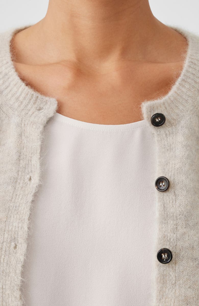 Eileen Fisher Crewneck Cardigan, Alternate, color,
