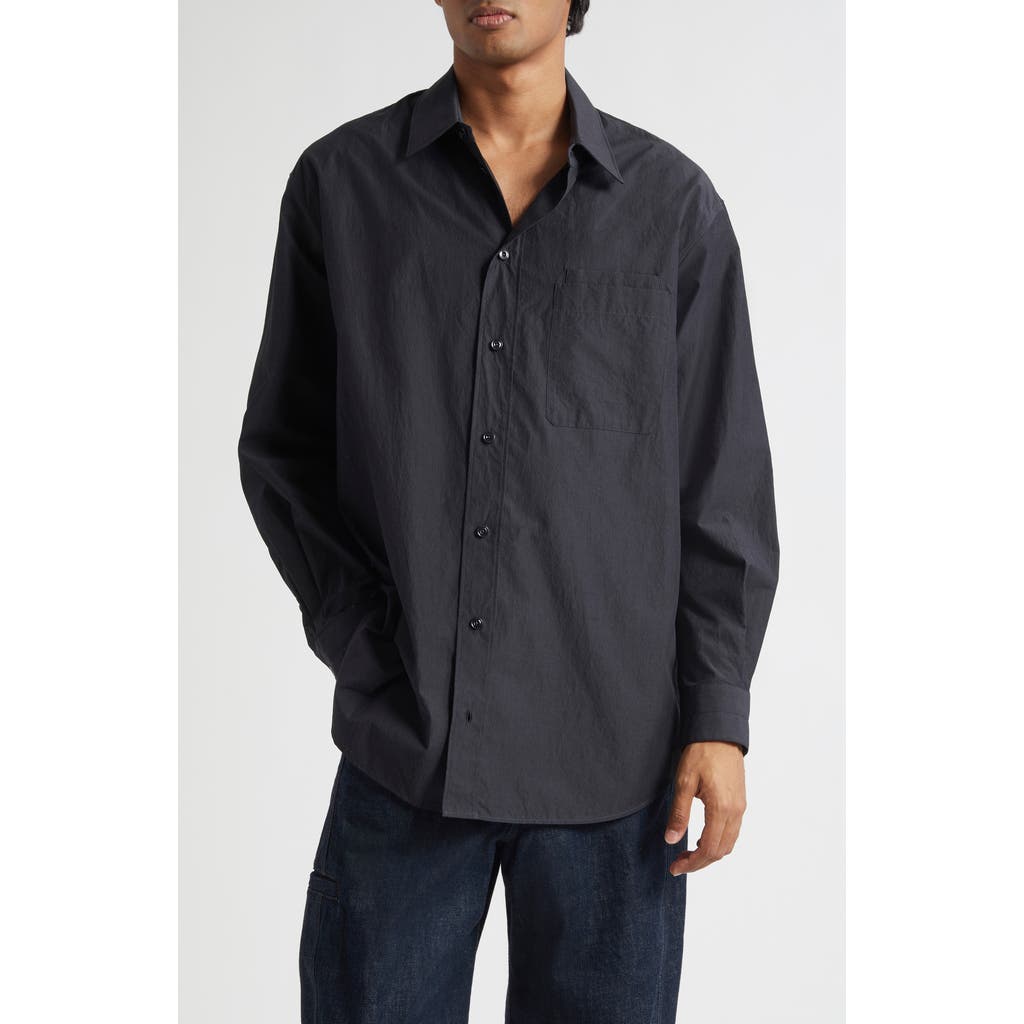 Lemaire Double Pocket Button-Up Shirt in Charcoal  product