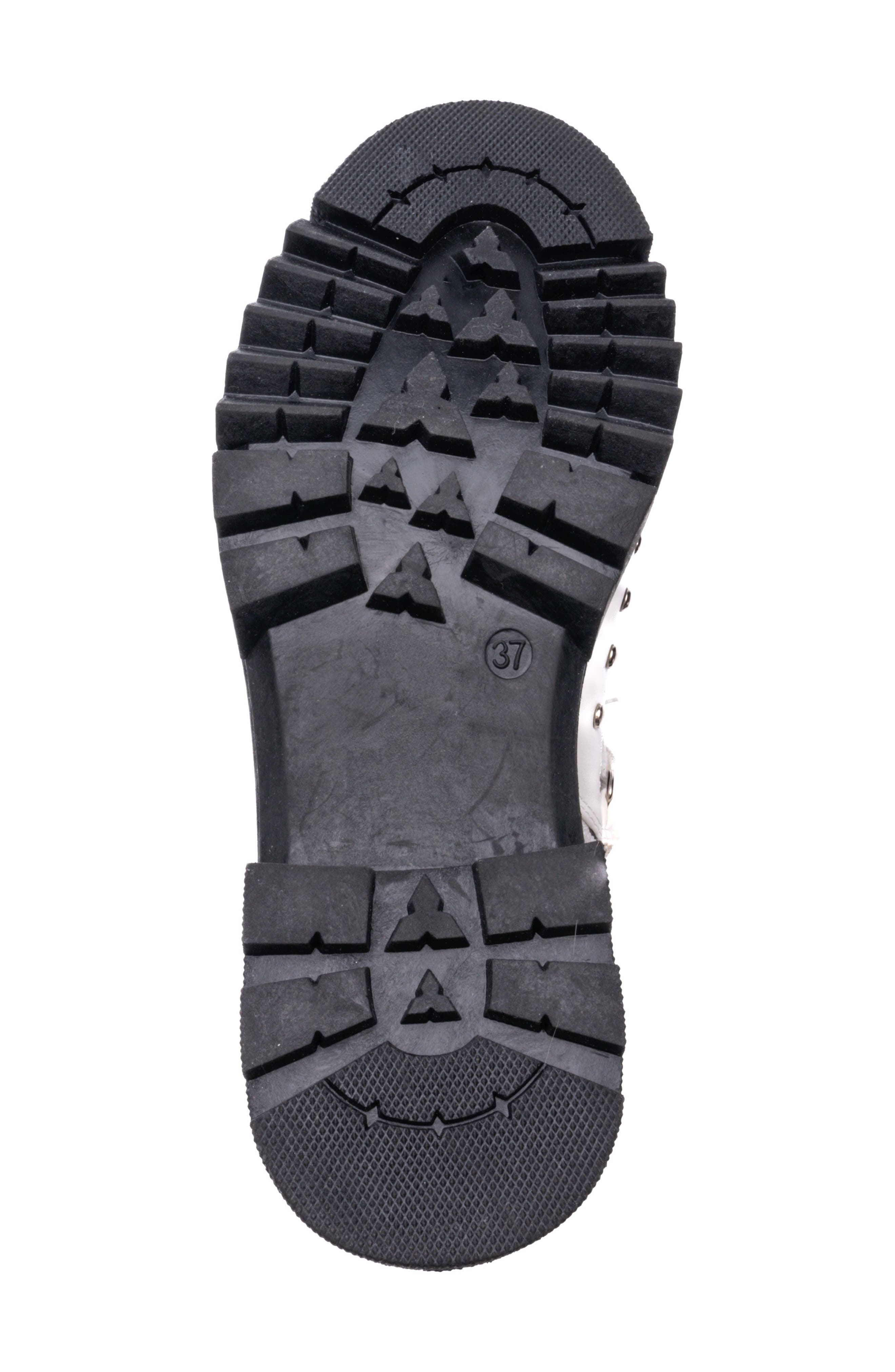 NINETY UNION Snowball Faux Shearling Lug Sole Bootie, Alternate, color, 