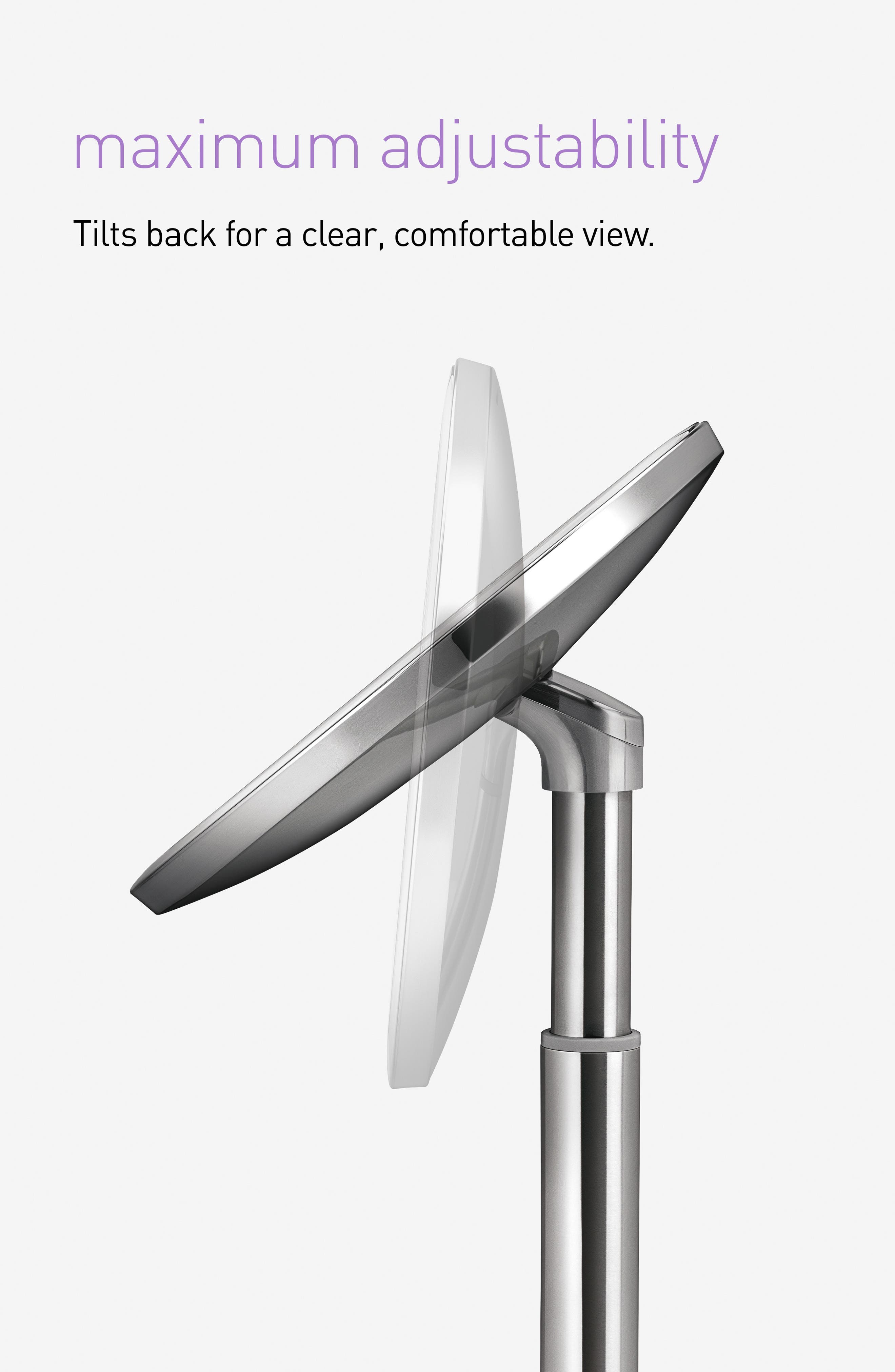 Настольное зеркало simplehuman Sensor с сенсором и подсветкой 8 дюймов — фото 3