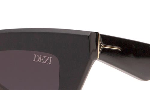 Dezi On Read 49mm Cat Eye Sunglasses In Black