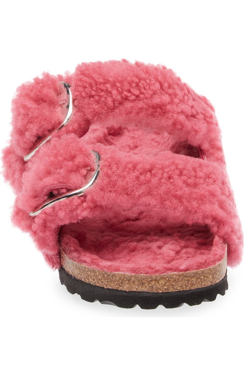 Birkenstock Arizona Big Buckle Genuine Shearling Slide Sandal, Alternate, color,