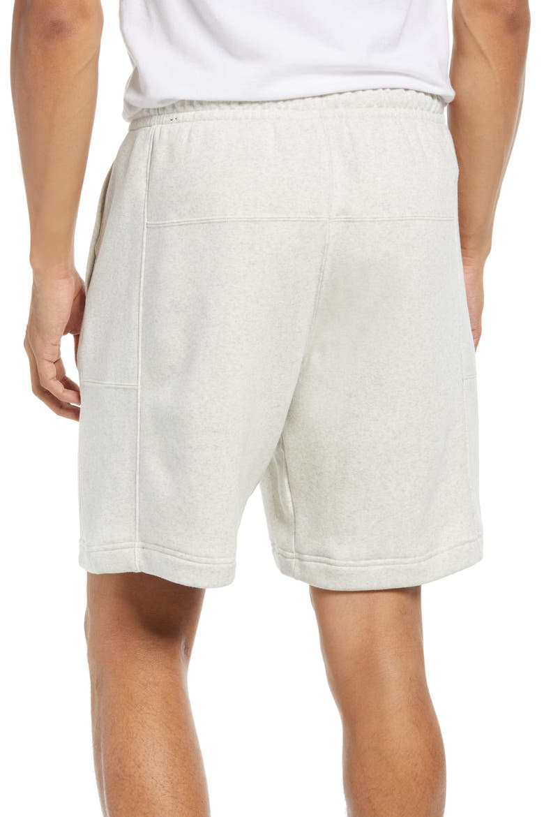 Sportswear Fleece Drawstring Shorts, Alternate, color, WHITE/ MULTI-COLOR/ GREY