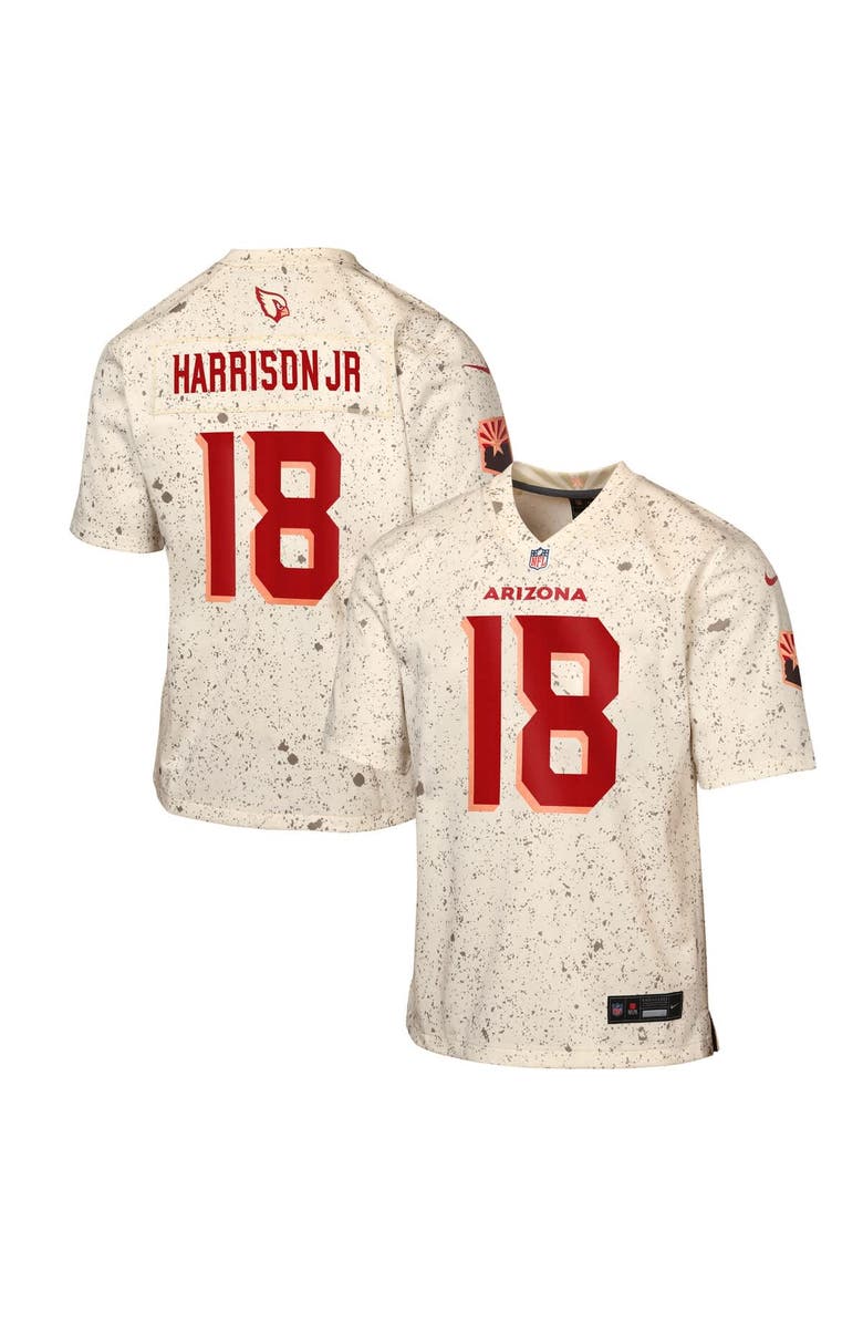 Nike Youth Nike Marvin Harrison Jr. Natural Arizona Cardinals 2025 Rivalries Collection Game Jersey, Main, color, Natural