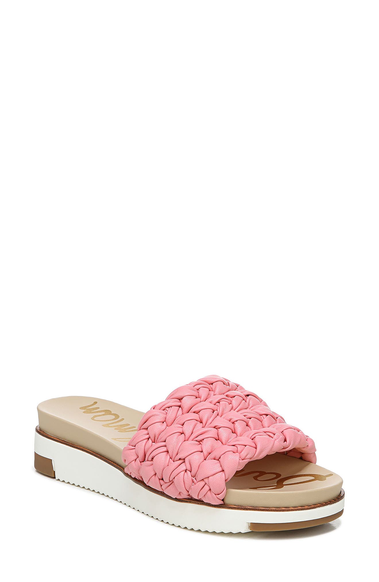 Ainslie Slide Sandal, Main, color, CACTUS FLOWER