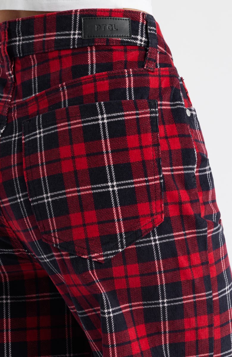 PTCL High Waist Wide Leg Jeans, Alternate, color, Red