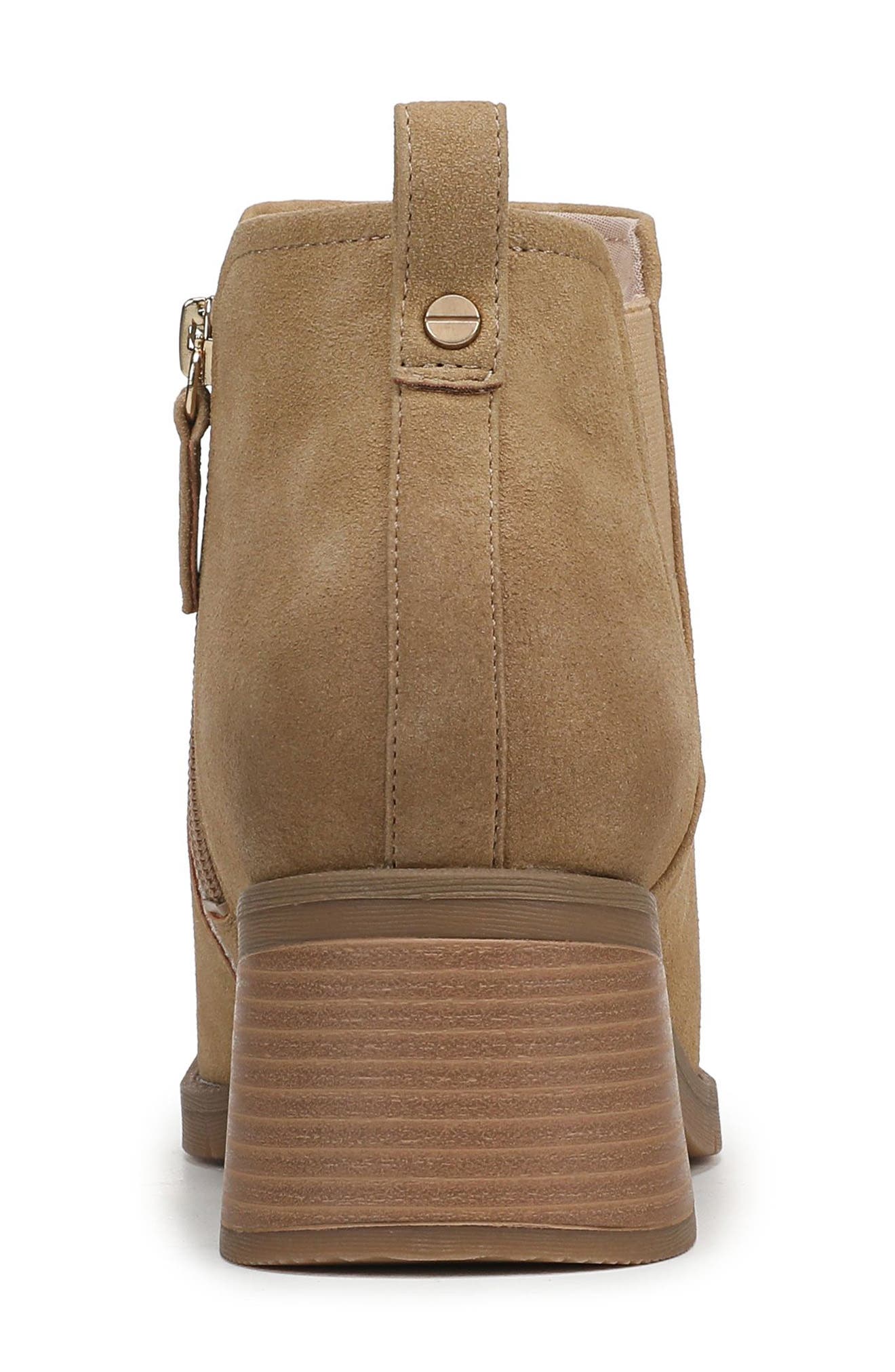 Joplin Faux Leather Chelsea Bootie, Alternate, color, WARM TAN FAUX LEATHER