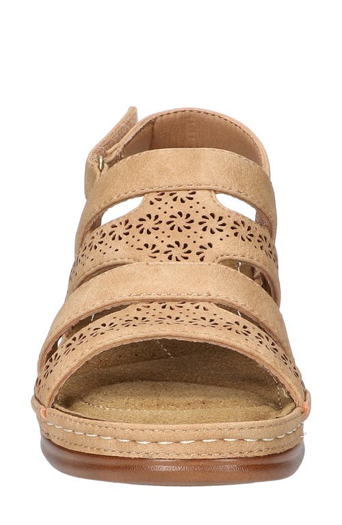 EASY STREET EASY STREET ALEXI SLINGBACK PLATFORM WEDGE SANDAL 