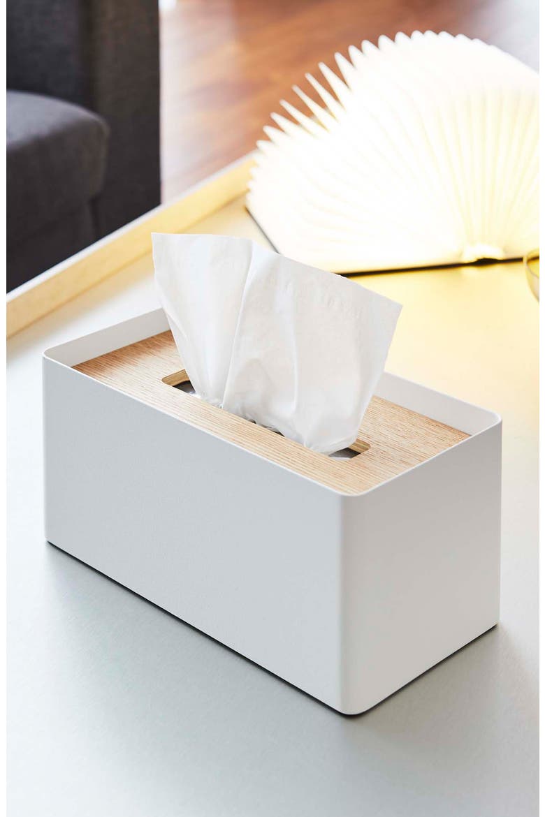 Standard Rectangular Tissue Box Case, Alternate, color, ASH
