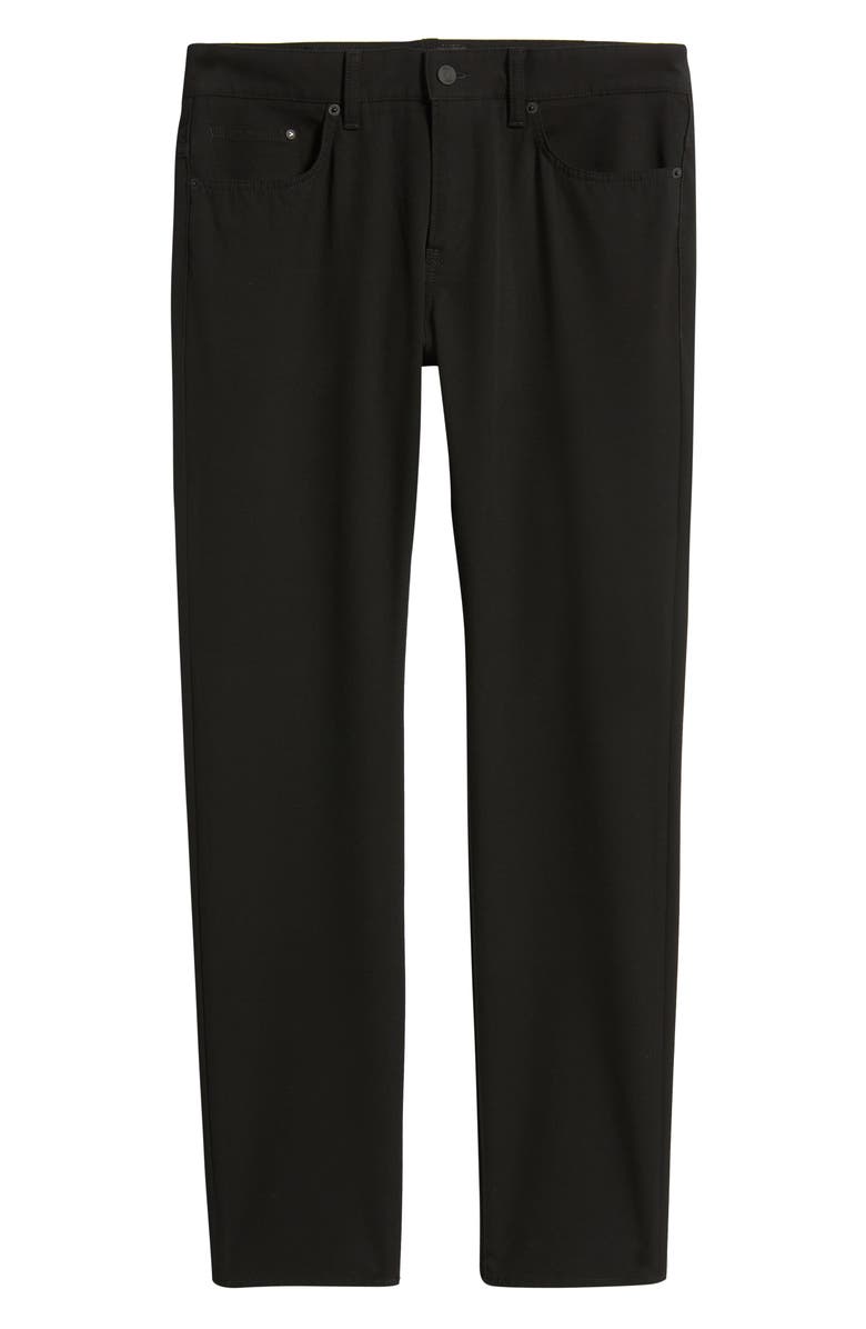 BOSS Delaware Slim Fit Five Pocket Pants, Alternate, color, Black