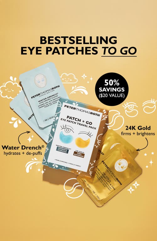 Peter Thomas Roth Patch + Go Eye Patch Set In Transparent