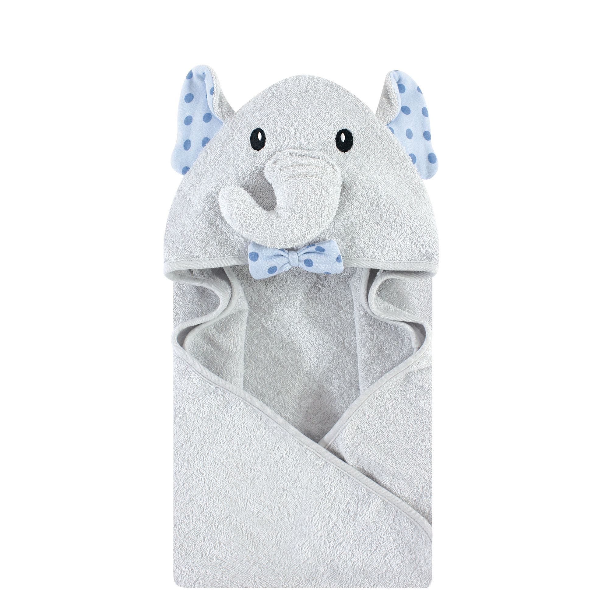 Blue Dots Gray Elephant