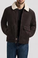 Hunter Crace Corduroy Jacket with Faux Shearling Collar