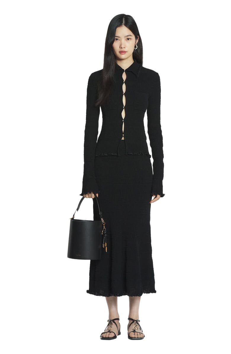 Lanvin COTTON CARDIGAN, Alternate, color, 