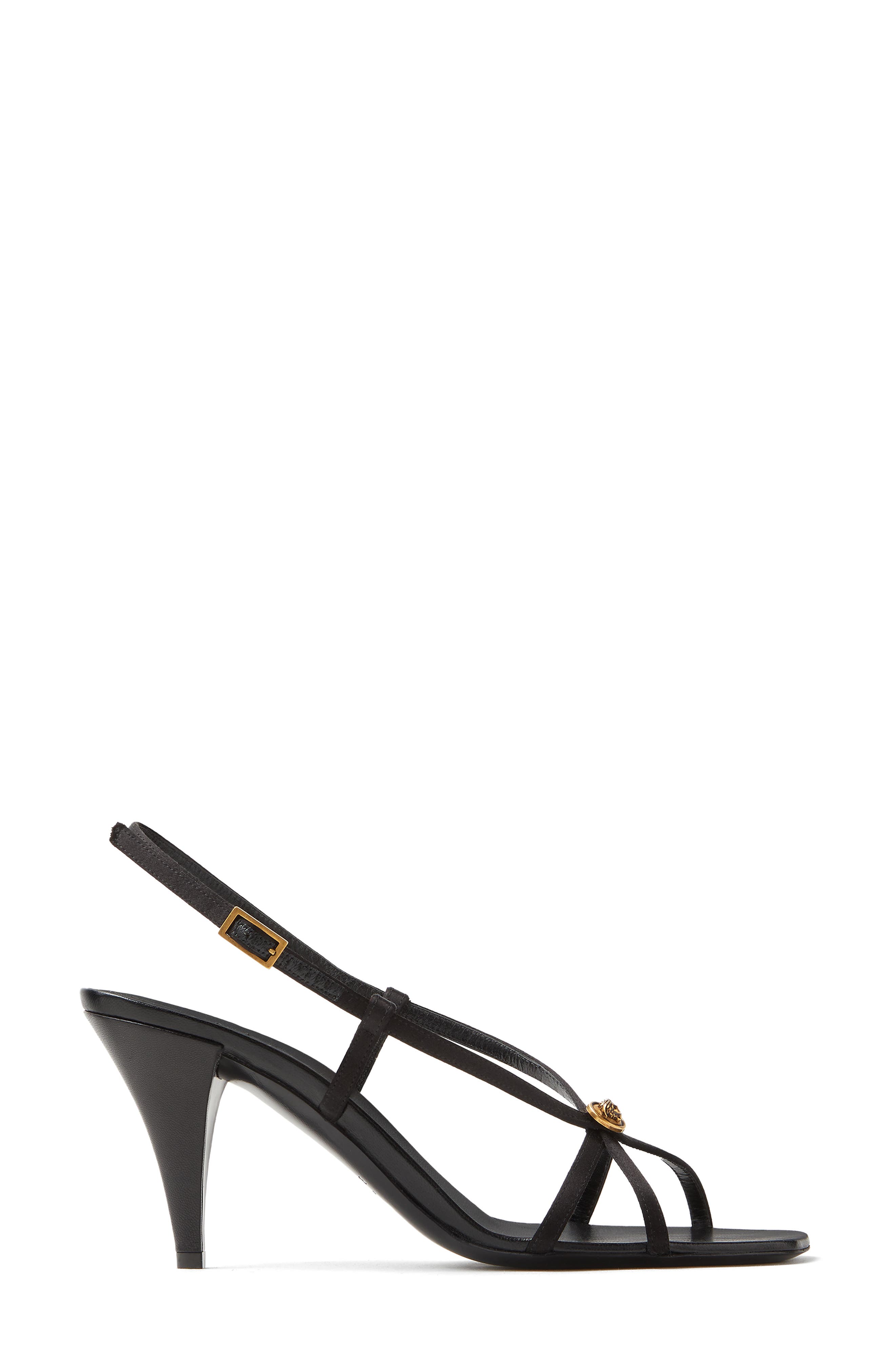 Versace Medusa Cage Slingback Sandal, Main, color, 