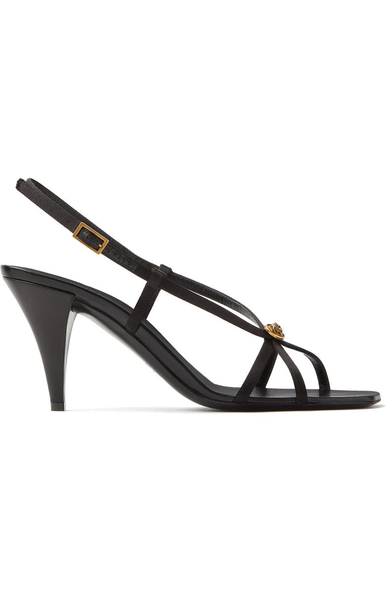 Versace Medusa Cage Slingback Sandal, Main, color,