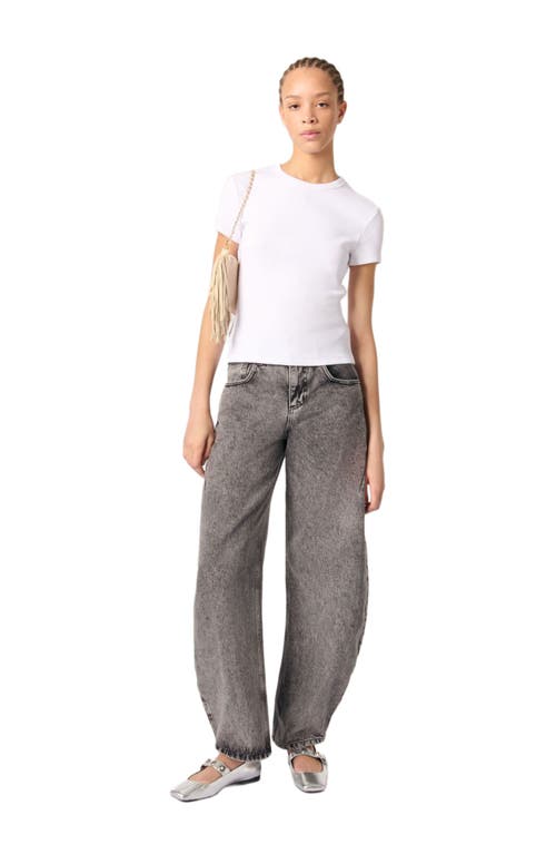 Maje Cotton T-shirt In White