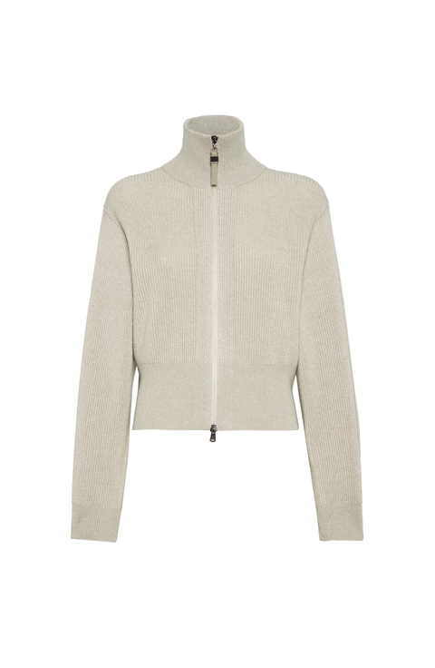 Sparkling cashmere cardigan