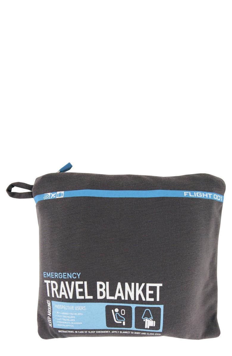 Flight 001 'Emergency' Travel Blanket, Main, color, 