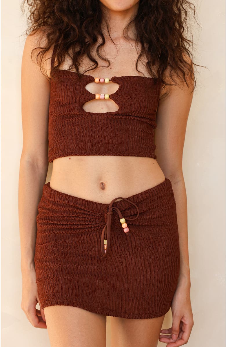 Dippin Daisys Soleil Set, Alternate, color, Mocha Crinkle