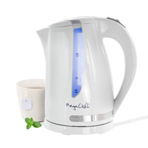 1.7Lt. Plastic Electric Tea Kettle- White